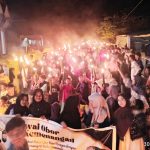 Semarak, Pawai Obor di Desa Campa Bima