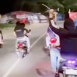 Geng Motor Neror Busur dan Parang di Barombong, Brutal !