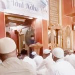 Shalat Id di Masjid Nurul Azizil Hakim Majene