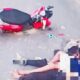 Mobik Truk Lindas Motor, Tiga Pelajar Tewas Ditempat