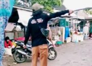 Pria ‘Ngamuk’ Ayunkan Sajam di Pasar Tamanroya 