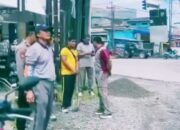 Giat Polsek Somba Opu Ngecor Jalan Lubang Bundaran Samata