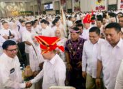 Prof Dasco Kukuhkan Lima Bupati Gabung di Gerindra 