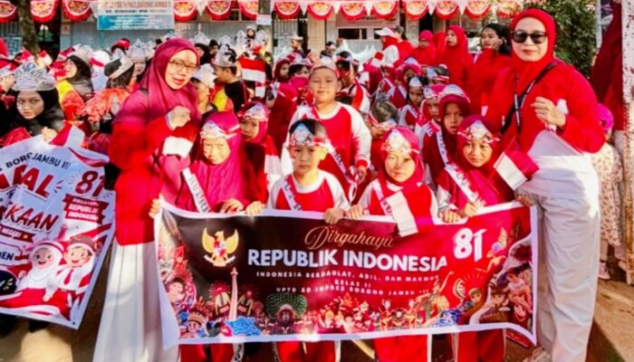Karnaval SDI Borong Jambu III Diwarnai Pengundian Kupon