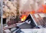 Api Hanguskan 4 Rumah di Jalan Manunggal 31 Tamalate