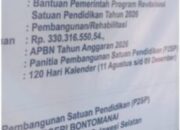 Pekerjaan Revit SD Bontomanai Sesuai RAB dan Juknis